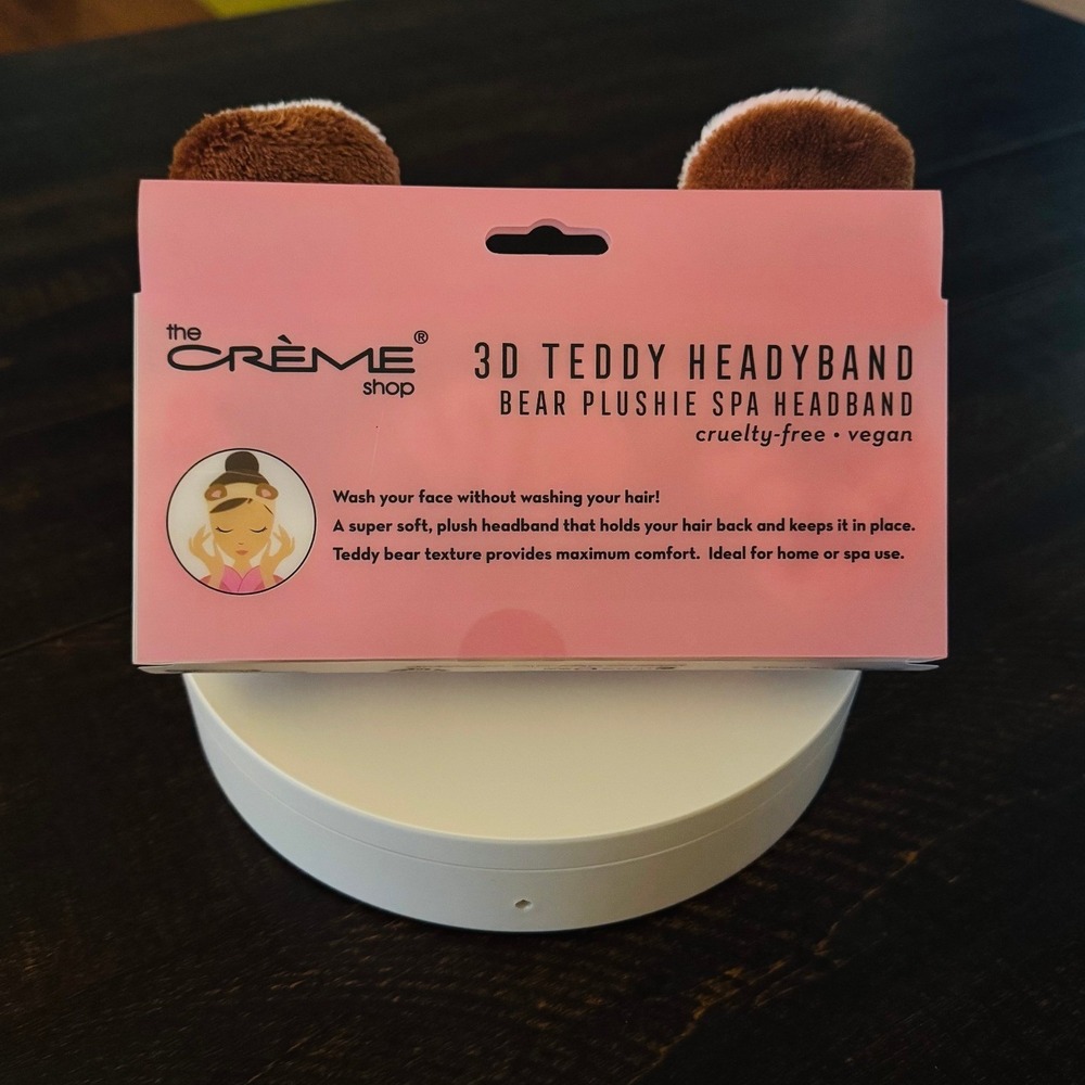 New The Crème Shop 3D Teddy HeadyBand‎ Bear Plushie – Vegan - Picture 2 of 2